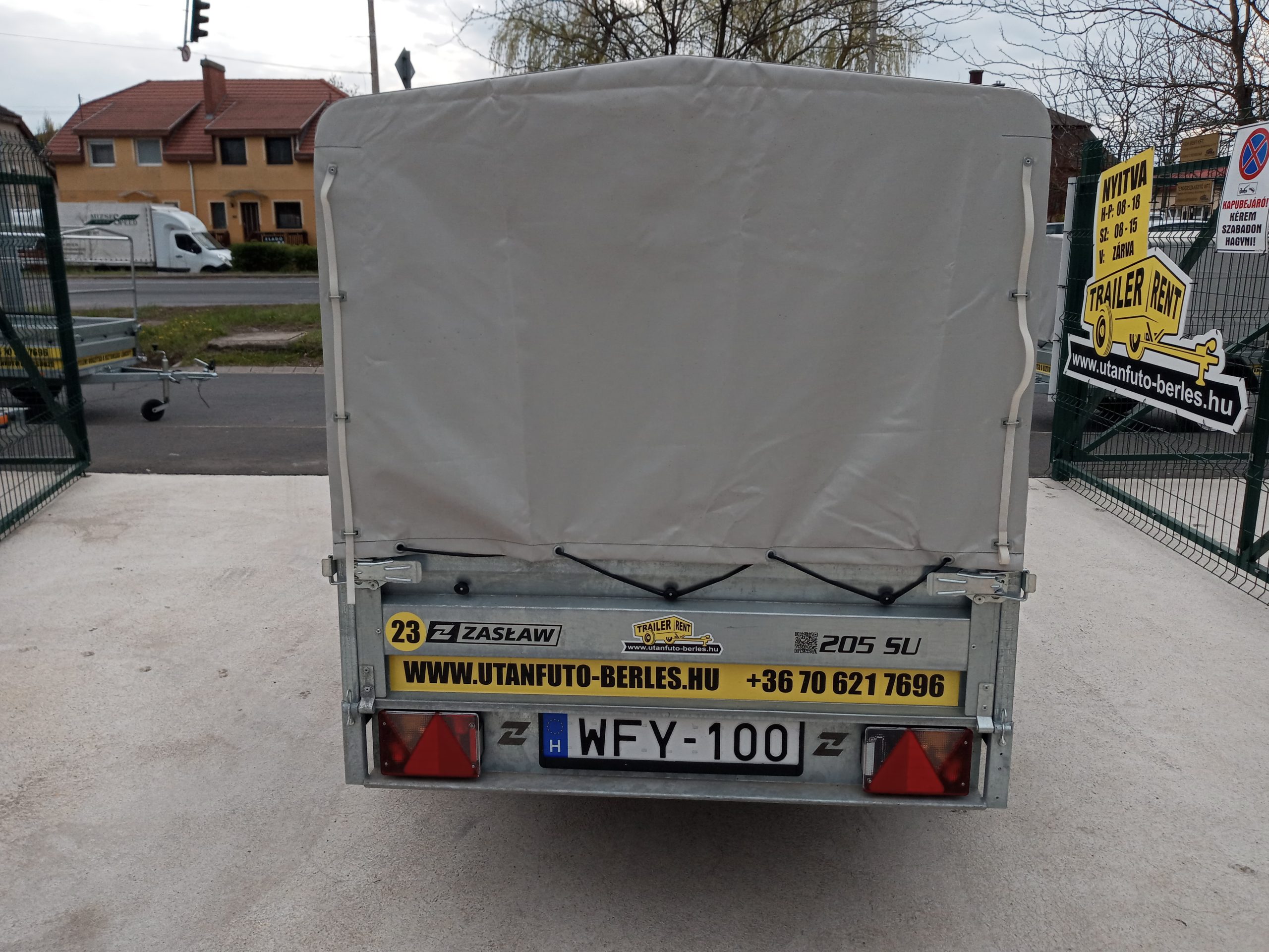 ZASLAW 205 SU PONYVÁVAL (2m x 1,2m UTÁNFUTÓ) - Image 5