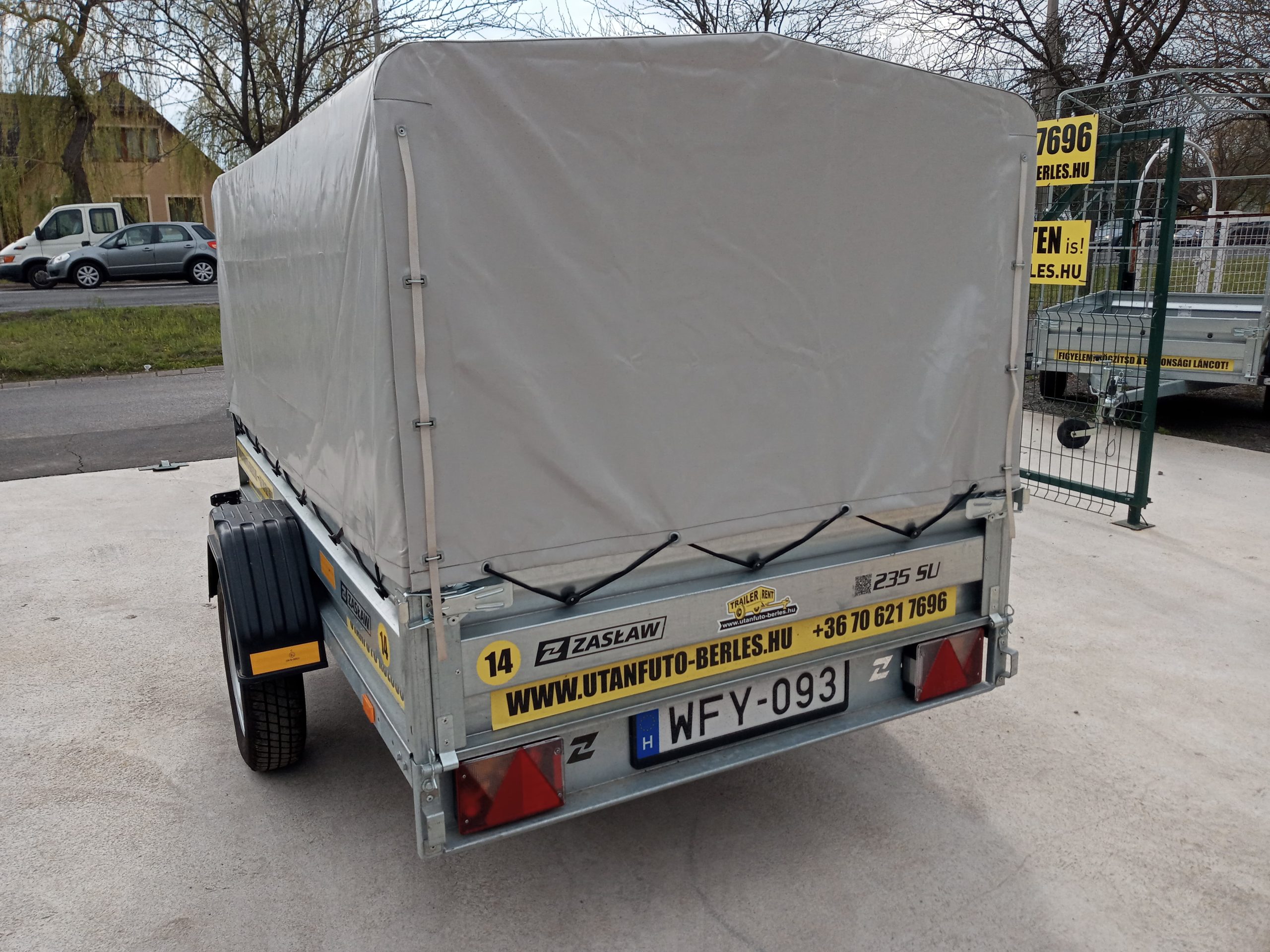 ZASLAW 235 SU PONYVÁVAL (2,35m x 1,32m UTÁNFUTÓ) - Image 7