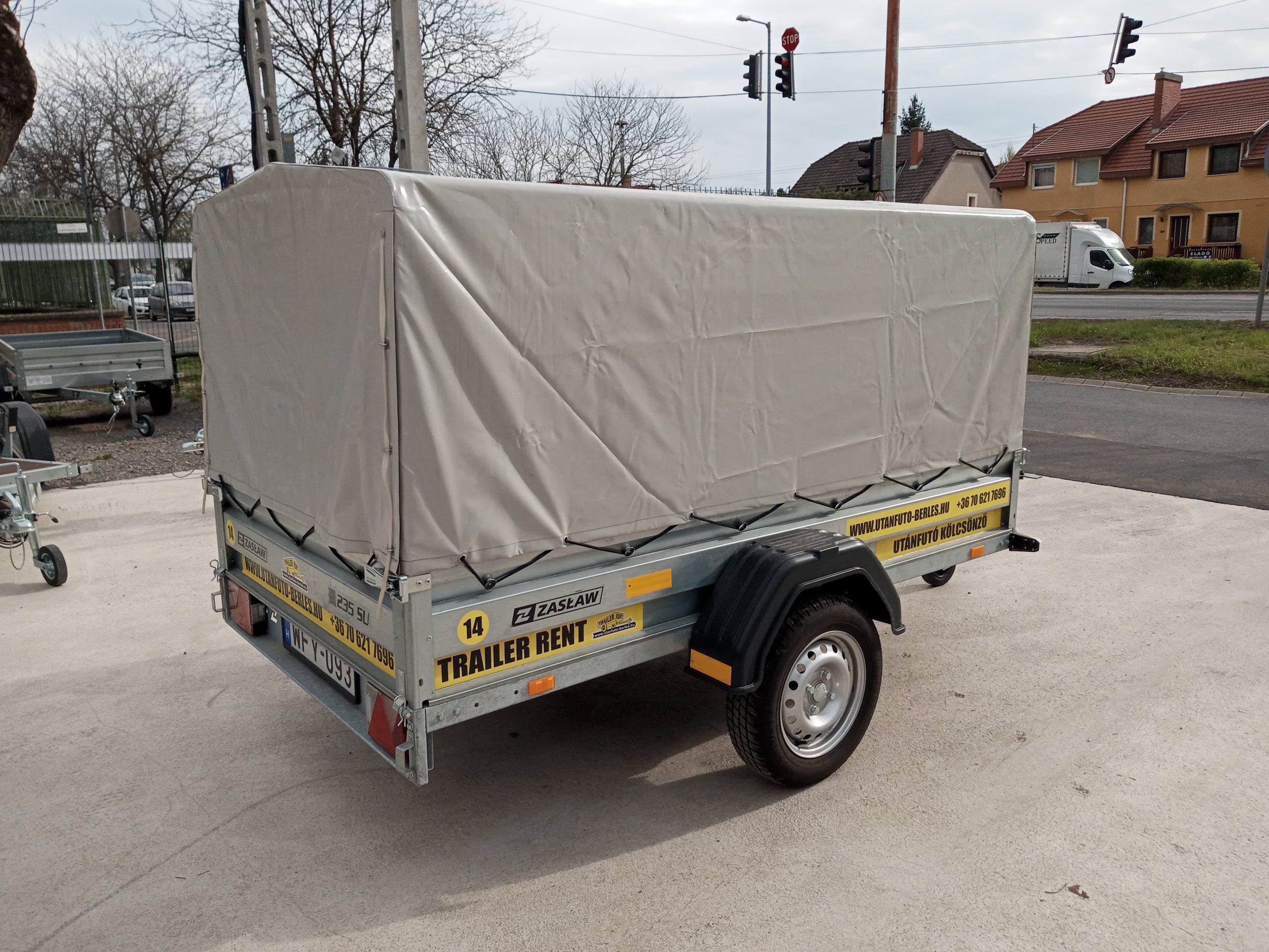 ZASLAW 235 SU PONYVÁVAL (2,35m x 1,32m UTÁNFUTÓ) - Image 6