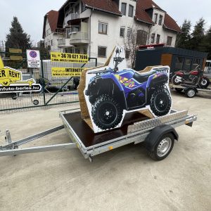 ALFA 12516MP.75 Quad szállító (2,5m x 1,6m UTÁNFUTÓ)
