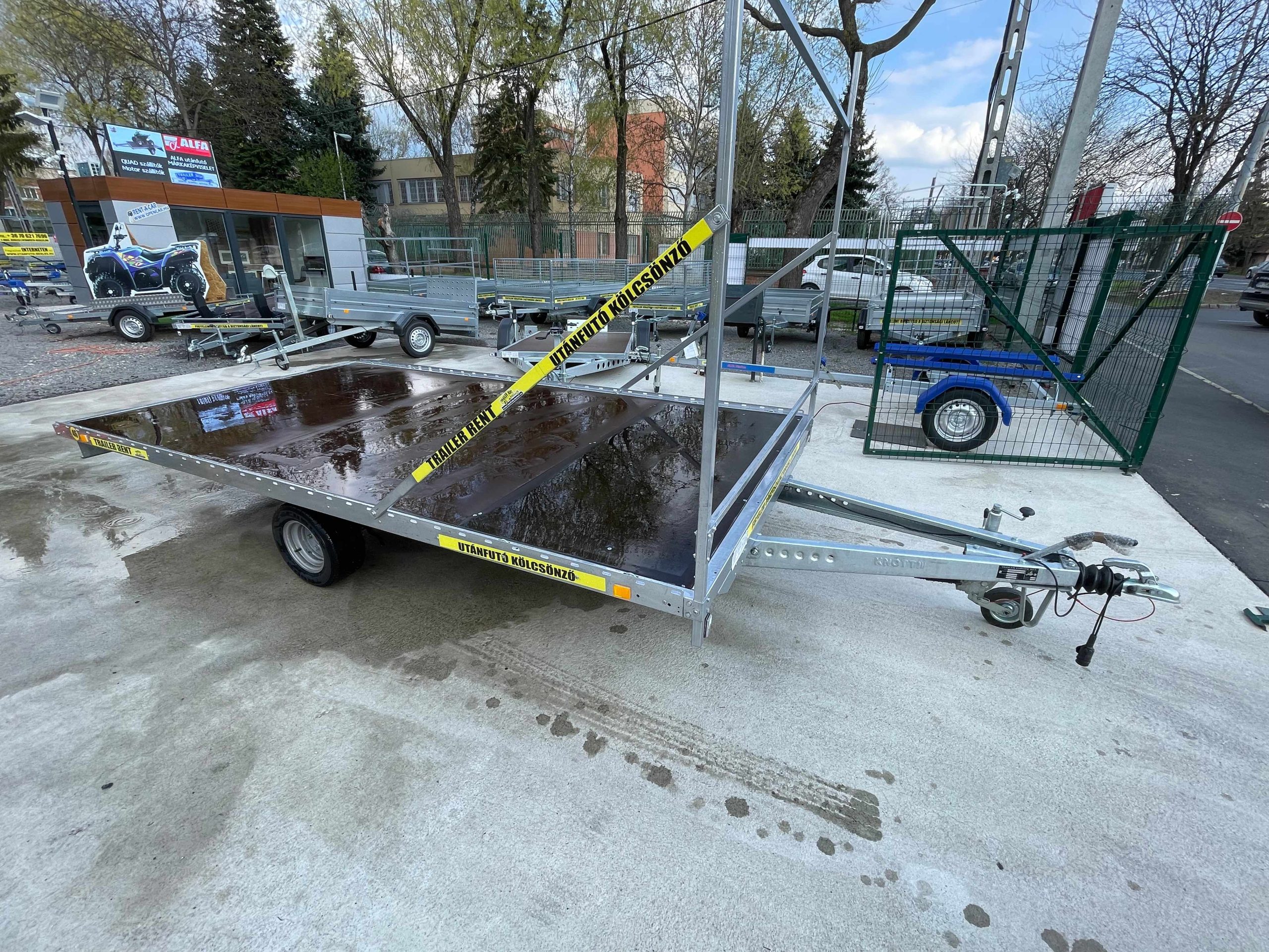 ALFA-B24021AP.75 10" Trailer (4m x 2,1m, 750 kg össztömegű UTÁNFUTÓ) - Image 9
