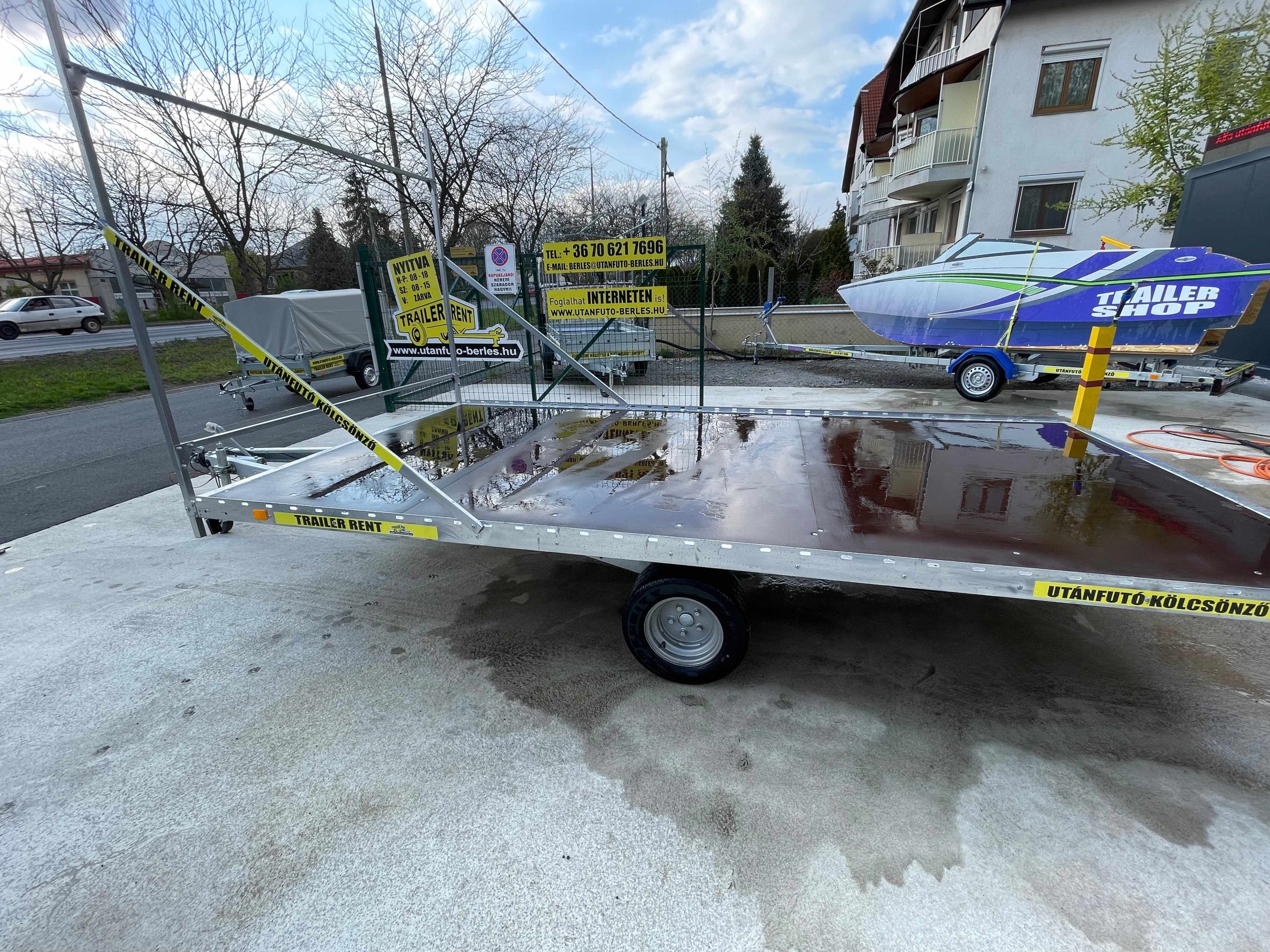 ALFA-B24021AP.75 10" Trailer (4m x 2,1m, 750 kg össztömegű UTÁNFUTÓ)