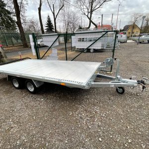 Humbaur Universal 3000 Alu AUTÓSZÁLLÍTÓ, TRÉLER, TRAILER (4m x 2,1m, 3000 kg ÖSSZTÖMEGŰ UTÁNFUTÓ)