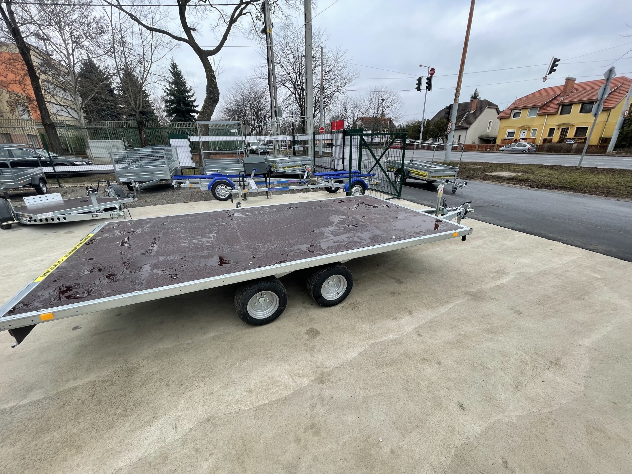 ALFA-T 44021AP.270 10" AUTÓSZÁLLÍTÓ, TRÉLER, TRAILER (4m x 2m, 2700 kg ÖSSZTÖMEGŰ UTÁNFUTÓ) - Image 5