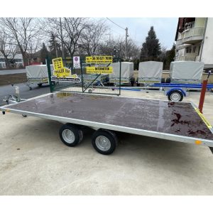 ALFA-T 44021AP.270 10" AUTÓSZÁLLÍTÓ, TRÉLER, TRAILER (4m x 2m, 2700 kg ÖSSZTÖMEGŰ UTÁNFUTÓ)