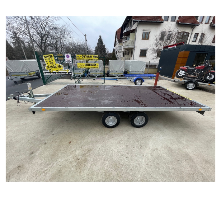 ALFA-T 44021AP.270 10" AUTÓSZÁLLÍTÓ, TRÉLER, TRAILER (4m x 2m, 2700 kg ÖSSZTÖMEGŰ UTÁNFUTÓ) - Image 9