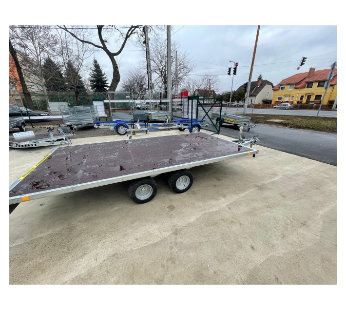 ALFA-T 44021AP.270 10" AUTÓSZÁLLÍTÓ, TRÉLER, TRAILER (4m x 2m, 2700 kg ÖSSZTÖMEGŰ UTÁNFUTÓ) - Image 11