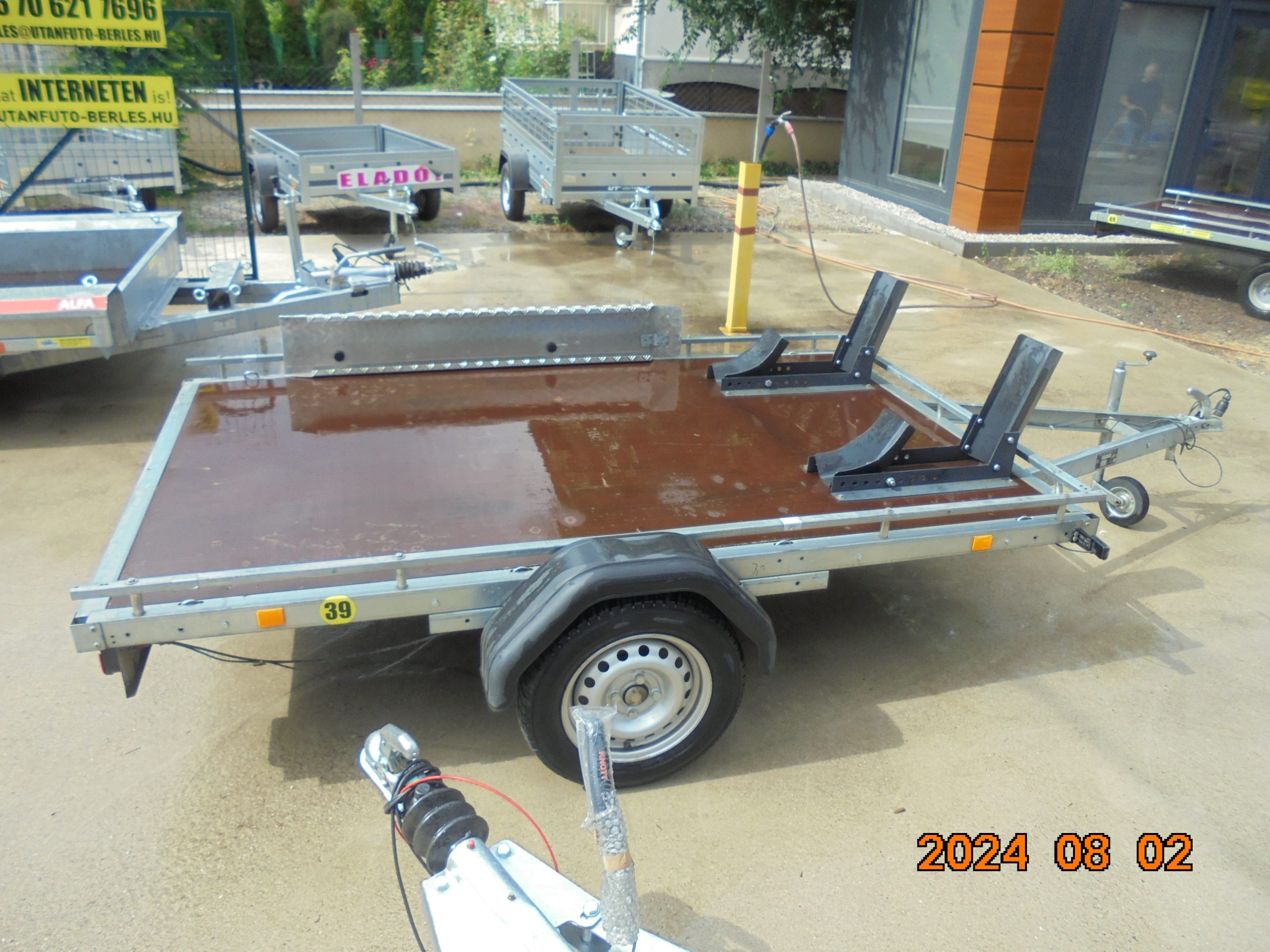 ALFA 13016AP.75 10" Motorszállító (3m x 1,6m UTÁNFUTÓ) - Image 7