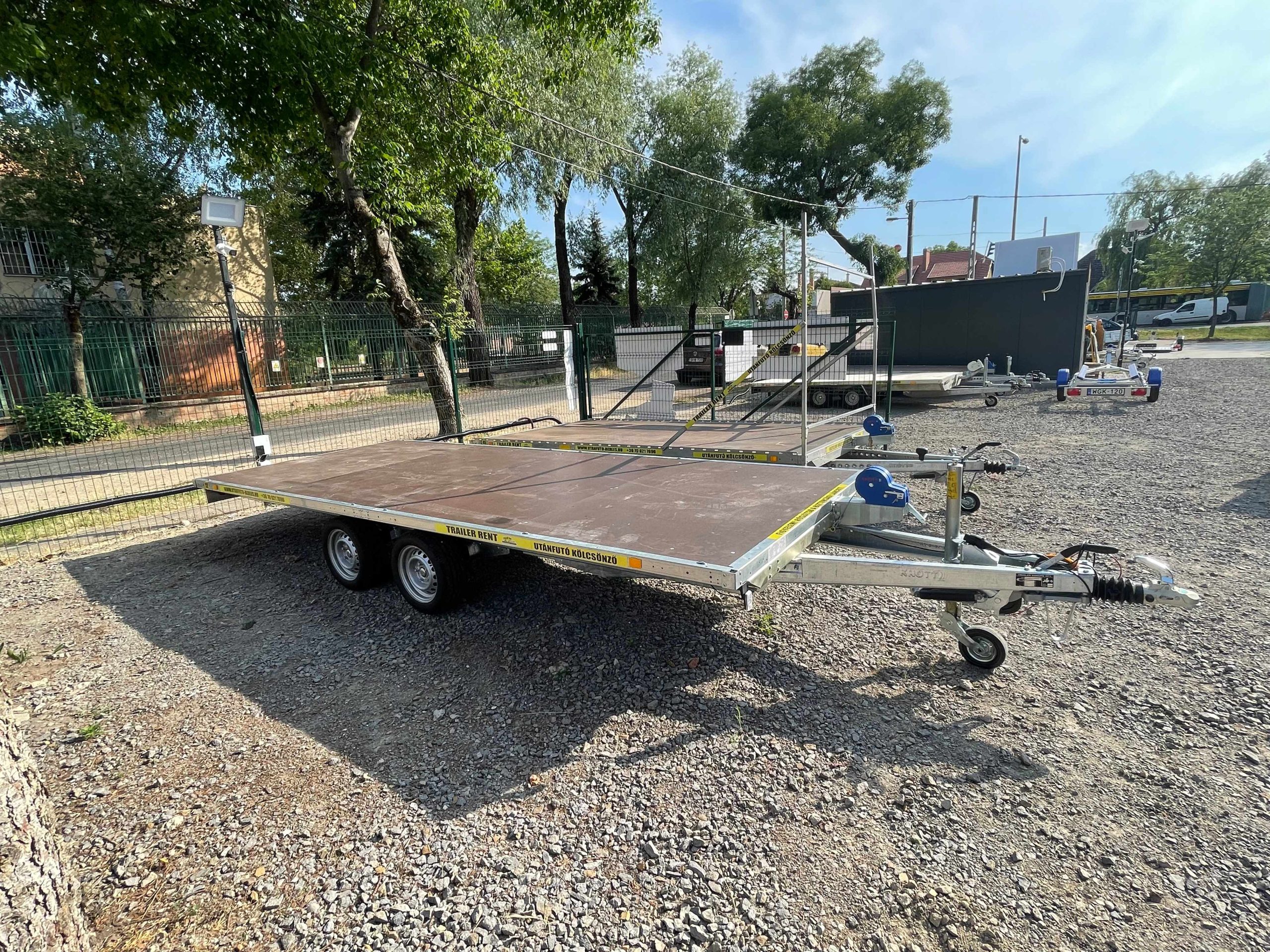 ALFA-T 45020AP.350 13" AUTÓSZÁLLÍTÓ, TRÉLER, TRAILER (5m x 2m 3500 kg ÖSSZTÖMEGŰ UTÁNFUTÓ) - Image 10